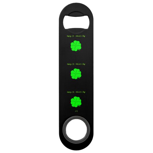 Happy St. Patrick's Day Speed Bottle Opener Speed Flaschenöffner (Vorderseite)