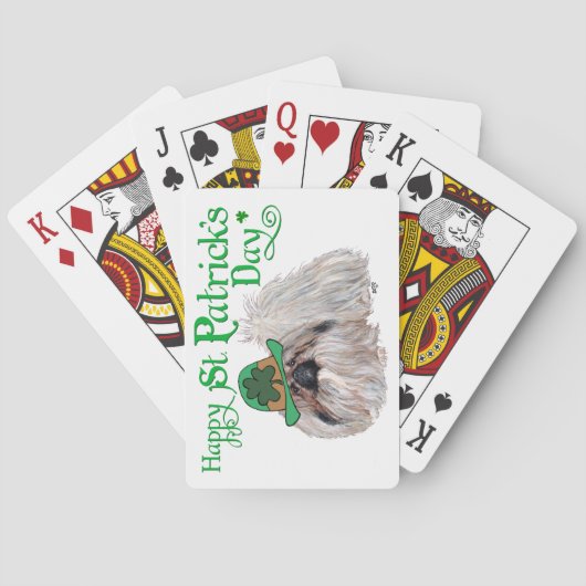 Happy St Patricks Day Spielkarten (Rückseite)