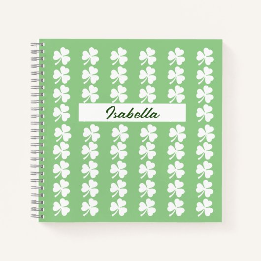 Happy St. Patrick's Day Spiral Notebook Notizblock (Vorderseite)