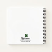 Happy St. Patrick's Day Sq Notebook Notizblock (Rückseite)