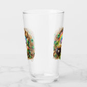 Happy St Patrick's Day Steampunk Style Glas (Rechts)