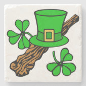 HAPPY ST.PATRICK'S DAY STEINUNTERSETZER (Vorderseite)