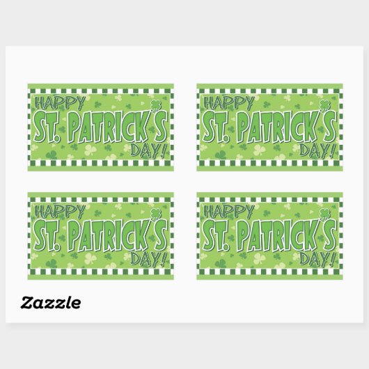 Happy St. Patrick's Day Sticker (Blatt)