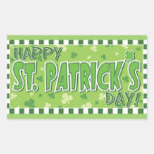 Happy St. Patrick's Day Sticker (Vorderseite)