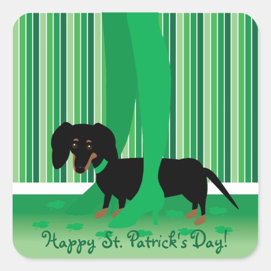 Happy St. Patrick's Day Stickers (Vorderseite)
