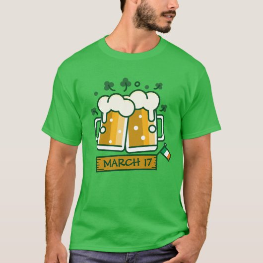 Happy St. Patrick's Day T-Shirt (Vorderseite)