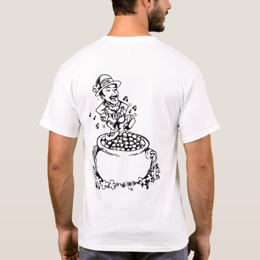 Happy St Patrick's Day T-Shirt (Rückseite)