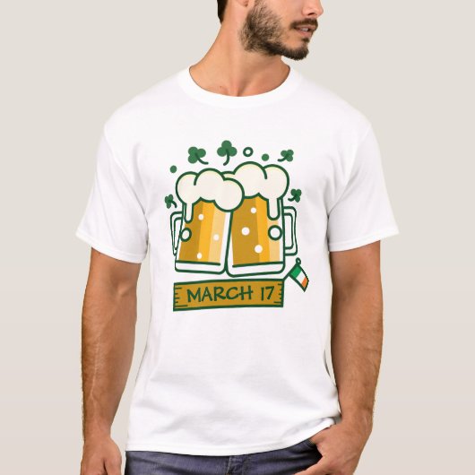 Happy St. Patrick's Day T-Shirt (Vorderseite)