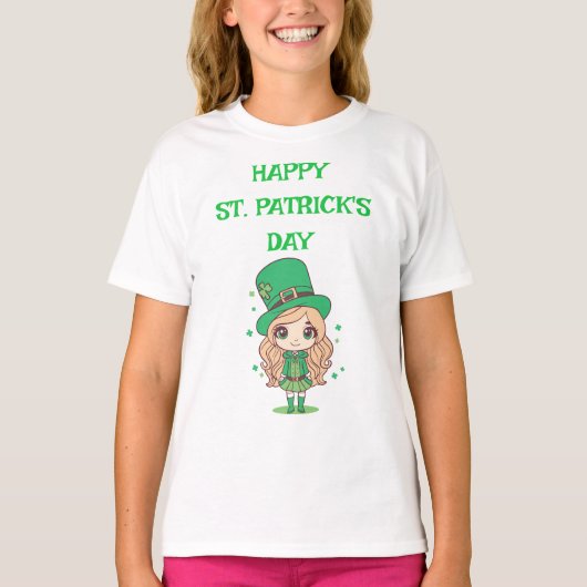Happy St. Patrick's Day T-Shirt (Vorderseite)