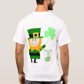 Happy St. Patrick's Day T - Shirt (Rückseite)