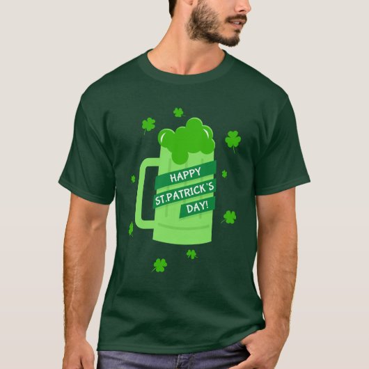 Happy St. Patrick's Day T-Shirt (Vorderseite)