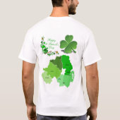 Happy St. Patrick's Day T - Shirt (Rückseite)