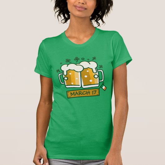 Happy St. Patrick's Day T-Shirt (Vorderseite)