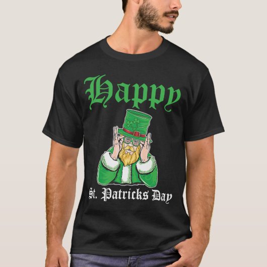 Happy St Patrick's Day T-Shirt (Vorderseite)