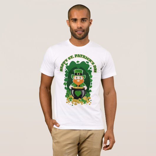 Happy St. Patricks Day T - Shirt perfekt (Vorne ganz)