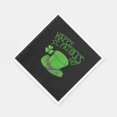 Happy St Patricks Day T - Shirt Serviette (Ecke)