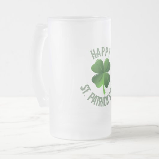 Happy St. Patrick's Day Tasse (Vorderseite Links)