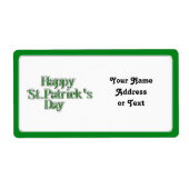 Happy St Patrick's Day Text Image (Vorne)