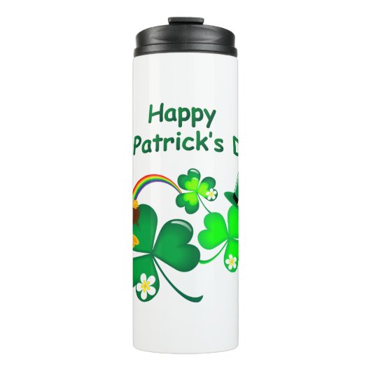 Happy St. Patrick's Day Thermosbecher (Vorderseite)