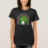 Happy St Patrick's Day Three Gnomes Shamrock Rainb T-Shirt (Vorderseite)