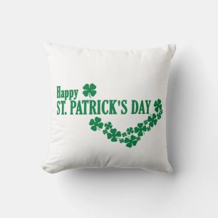 Happy St. Patrick's Day Throw Kissen
