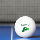 Happy St. Patrick's Day Tischtennisball (Netto)