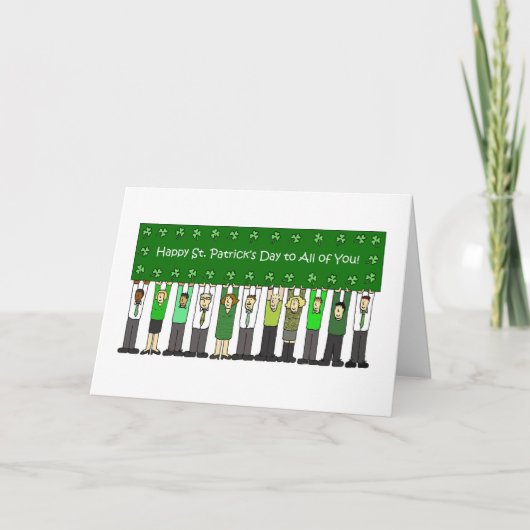 Happy St. Patrick's Day to All of You Karte (Vorderseite)