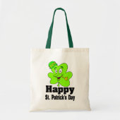 Happy St. Patrick's Day Tote Bag Tragetasche (Vorne)
