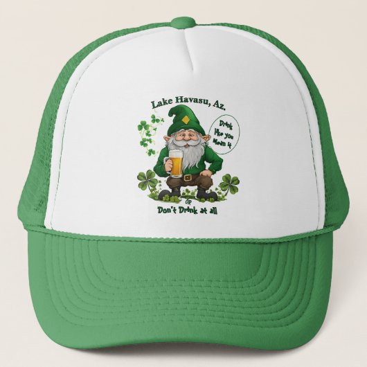 Happy St. Patrick's Day Truckerkappe (Vorderseite)