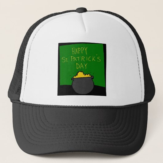 Happy St. Patrick's Day Truckerkappe (Vorderseite)