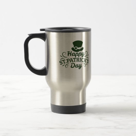 Happy St. Patrick's Day Tumbler Reisebecher (Links)