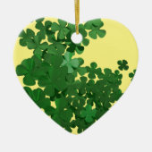 Happy St Patrick's Day und Viel Glück Keramik Ornament (Vorne)