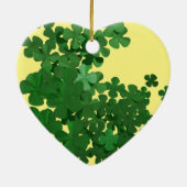Happy St Patrick's Day und Viel Glück Keramik Ornament (Hinten)
