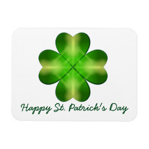 Happy St Patrick's Day und Viel Glück Personalisie Magnet