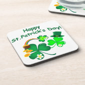 Happy St. Patrick's Day Untersetzer (Linke Seite)