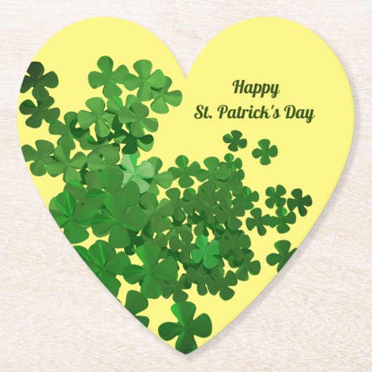 Happy St. Patrick's Day Untersetzer (Vorderseite)