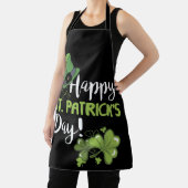 Happy St. Patrick's Day Viele Kleeblatt Green Schürze (InSitu)