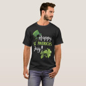 Happy St. Patrick's Day Viele Kleeblatt Green T-Shirt (Vorne ganz)