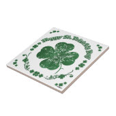 Happy St. Patrick's Day - Vintager Stil Fliese (Seite)