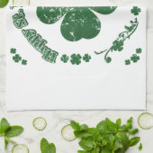 Happy St. Patrick's Day - Vintager Stil Geschirrtuch (Gefaltet)
