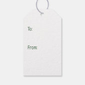 Happy St Patricks Day Welsh Wire Fox Terrier Dogs Geschenkanhänger (Rückseite)