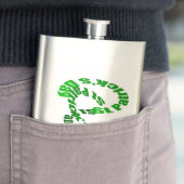 Happy St Patrick's Day Whirl Flask Flachmann (Beispiel)