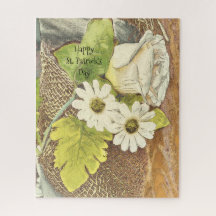 Happy St. Patrick's Day White Blume Trendy Irish