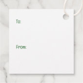 Happy St. Patrick's Day Yorkshire Terrier Dogs Geschenkanhänger (Rückseite)