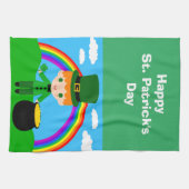 Happy St. Patrick's Day Young Leprechaun Geschirrtuch (Horizontal)