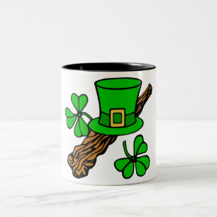 HAPPY ST.PATRICK'S DAY ZWEIFARBIGE TASSE