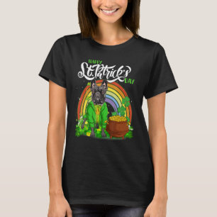Happy St Patrick's French Bulldogs Hund in Leprech T-Shirt