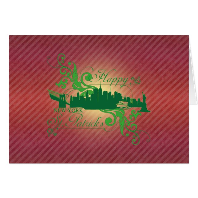 HAPPY ST.PATRICKS - Grußkarte (Vorderseite (Horizontal))
