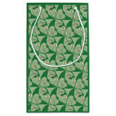 "Happy St. Patrick's"-Kleeblatts Kleine Geschenktüte (Rückseite)