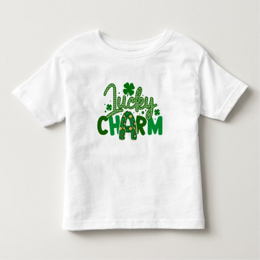 Happy St. Patrick's Lucky Charm Kleinkind T-shirt (Vorderseite)